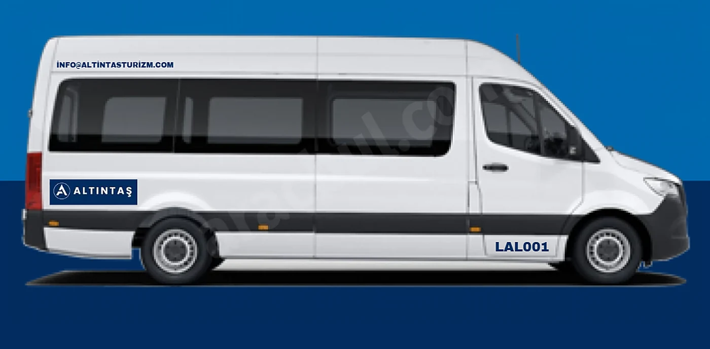 Altıntaş Turizm shuttle vehicle, side view